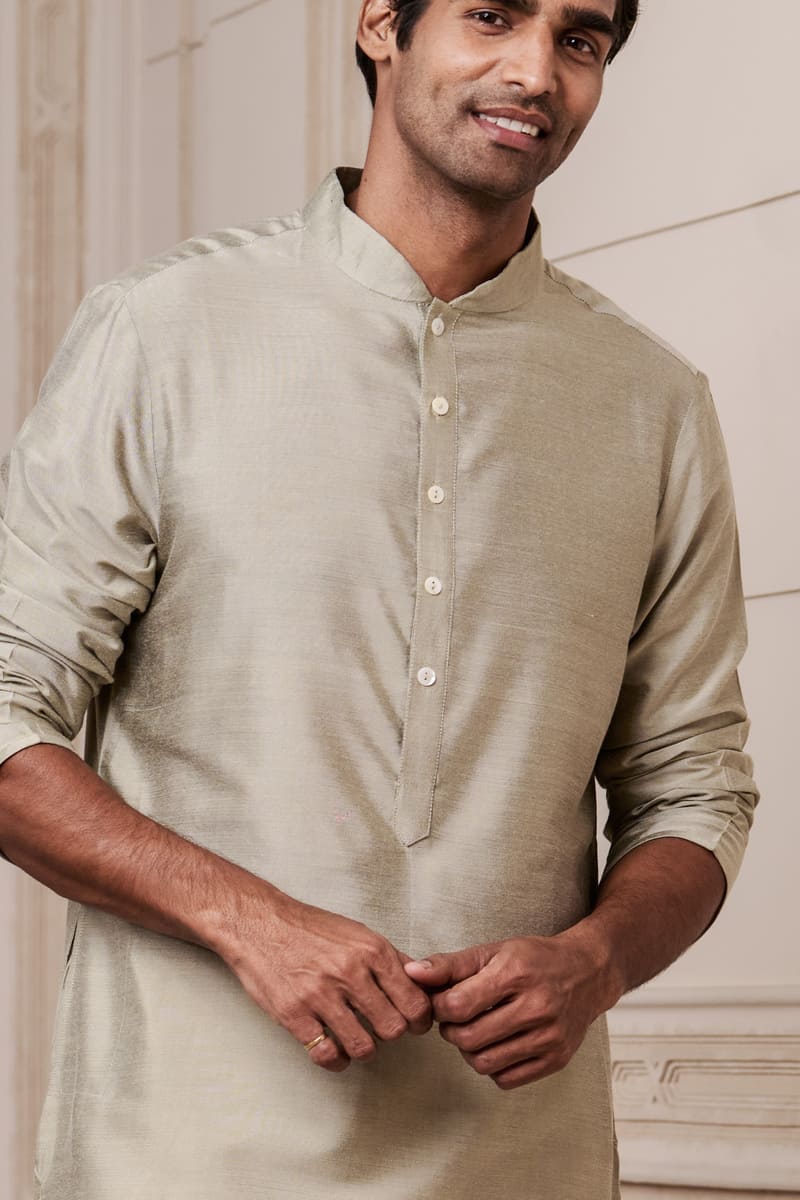 Zero Point Collar Single Kurta