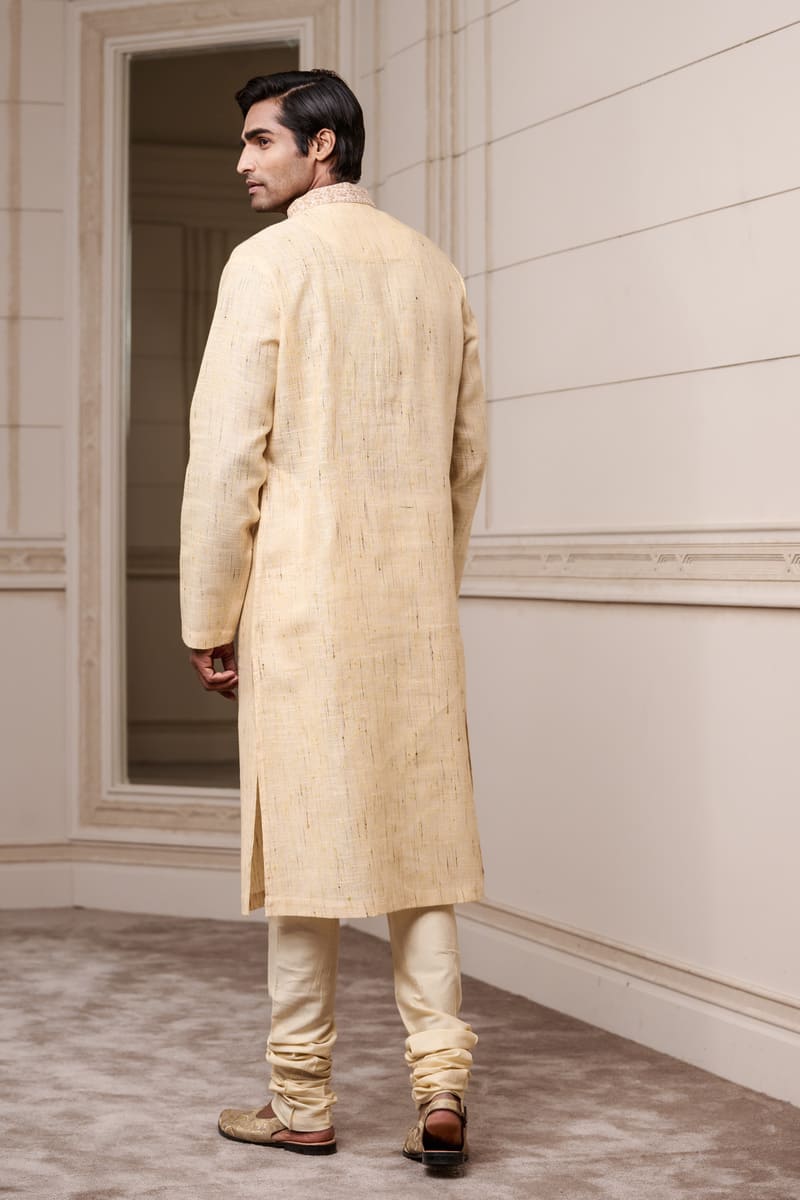 Slub Kurta Set