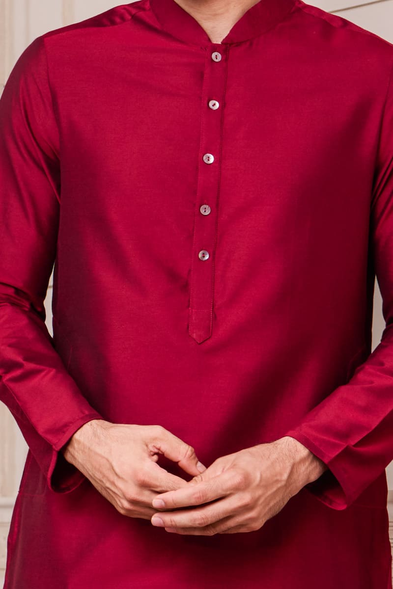 Zero Point Collar Single Kurta