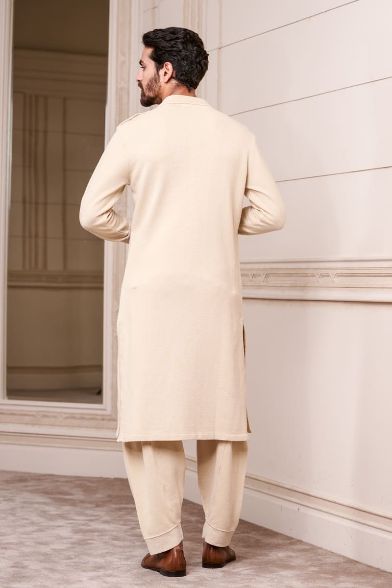 Knit Jersey Kurta Set