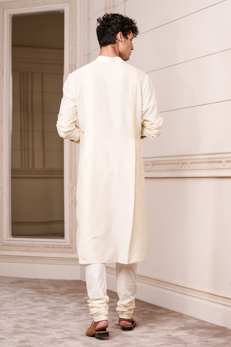 Open Collar Single Kurta