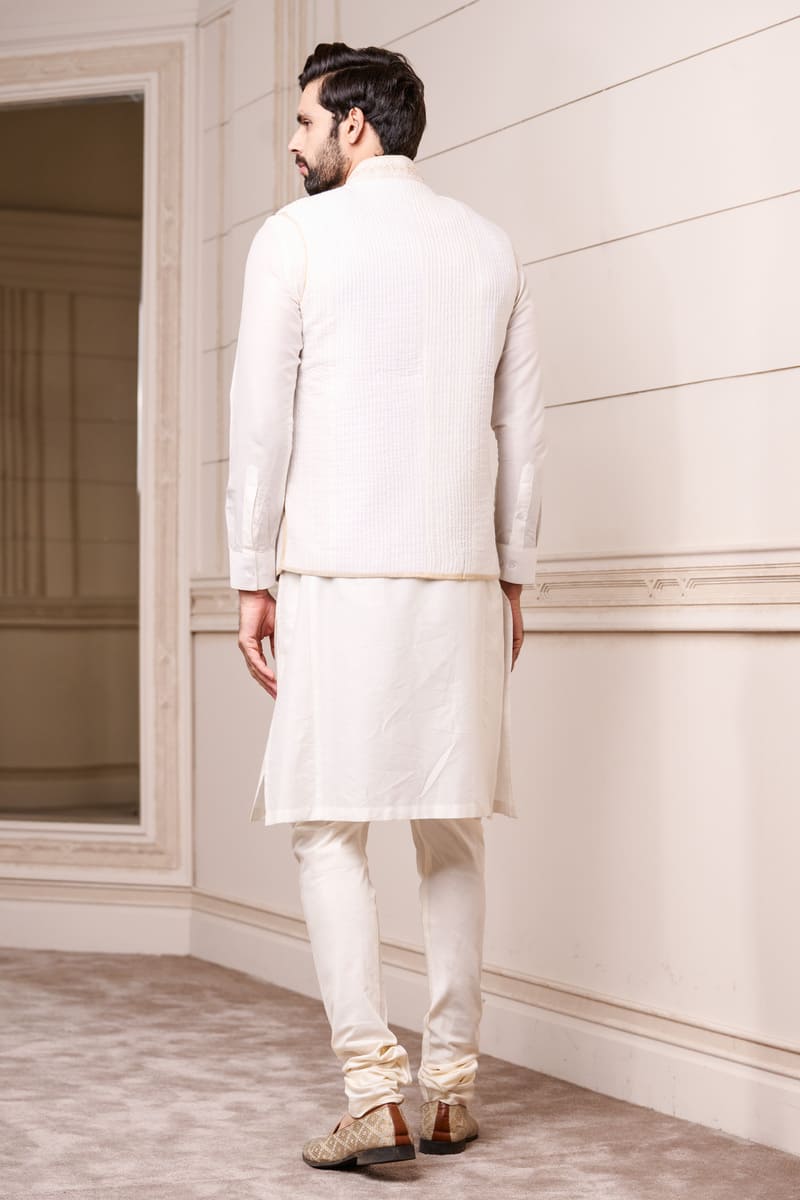 Ivory Textured Bundi