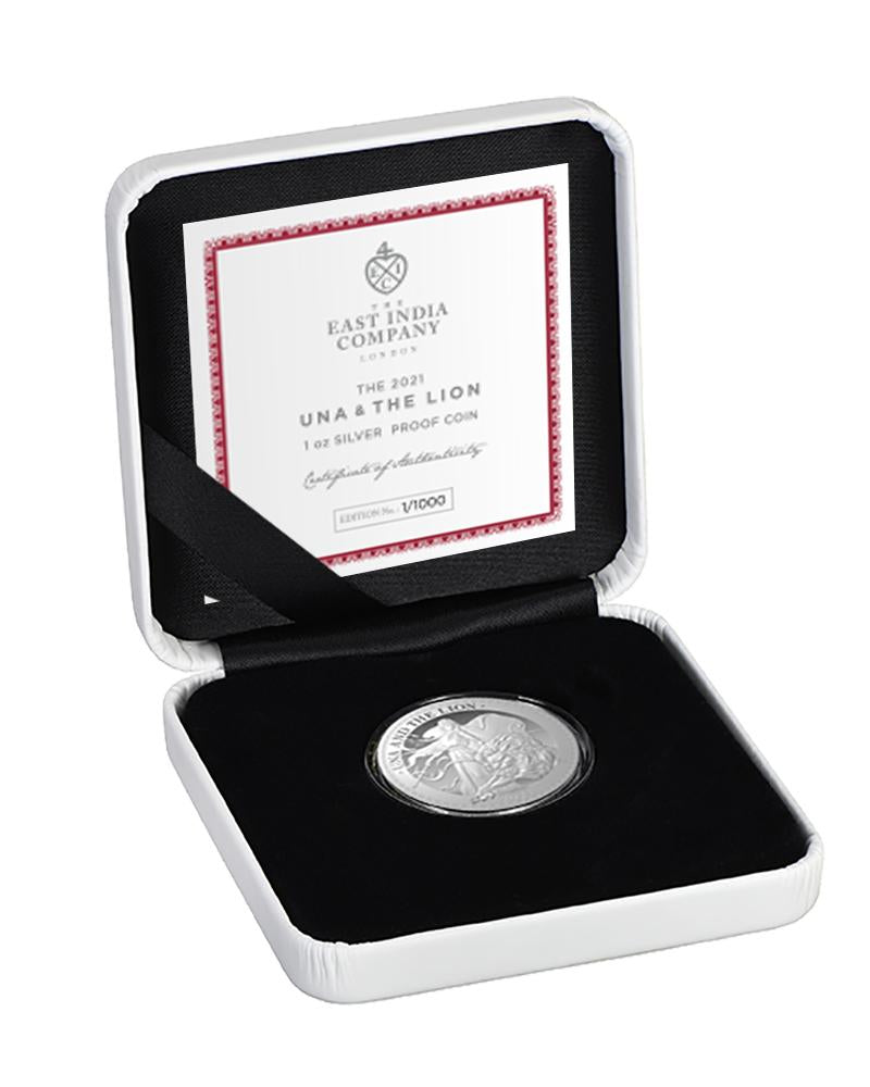 2021 Una & the Lion 1oz Silver Proof Coin SOLD OUT