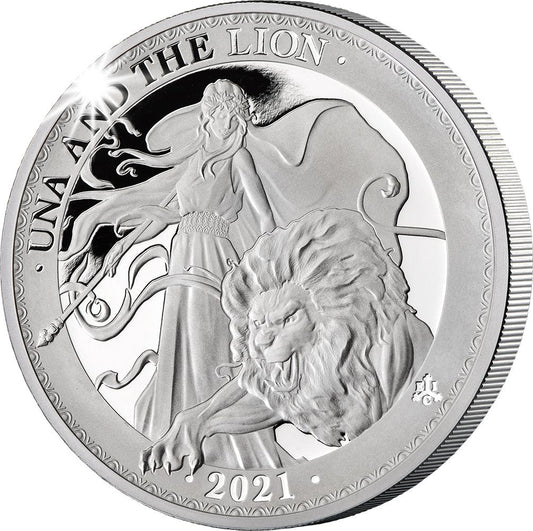 2021 Una & the Lion 1oz Silver Proof Coin SOLD OUT