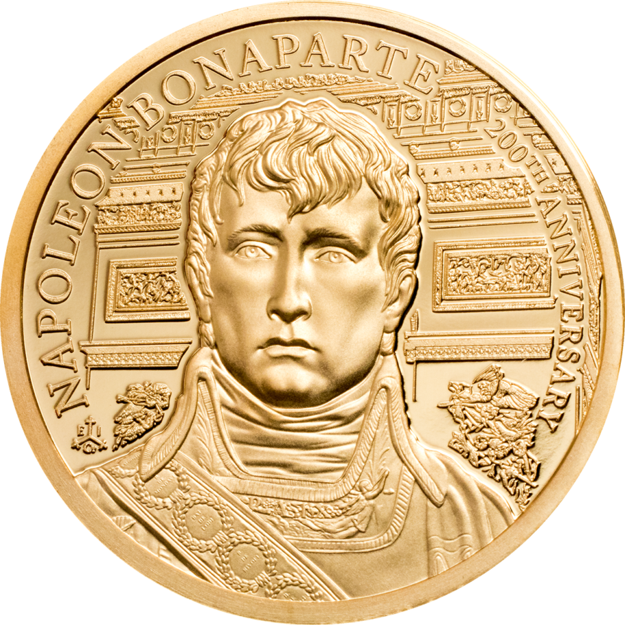 2021 Napoleon 200th Anniversary 1/4oz Gold Proof Coin