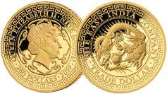 The Trade Dollar Collection 1oz Gold Proof Five Coin Set