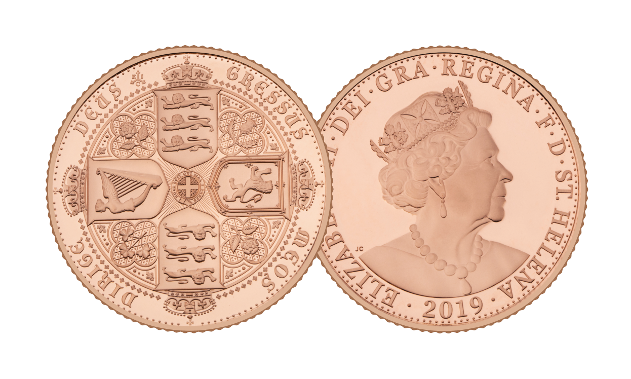 The 2019 Double Sovereign Gold Proof Coin