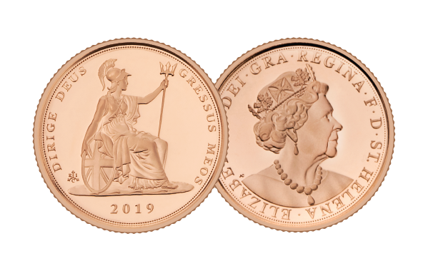 The 2019 Quarter Sovereign Gold Proof Coin