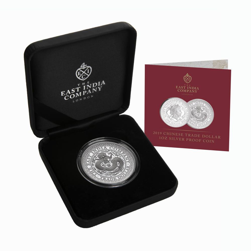 2019 Chinese Trade Dollar 1oz Silver Proof Coin