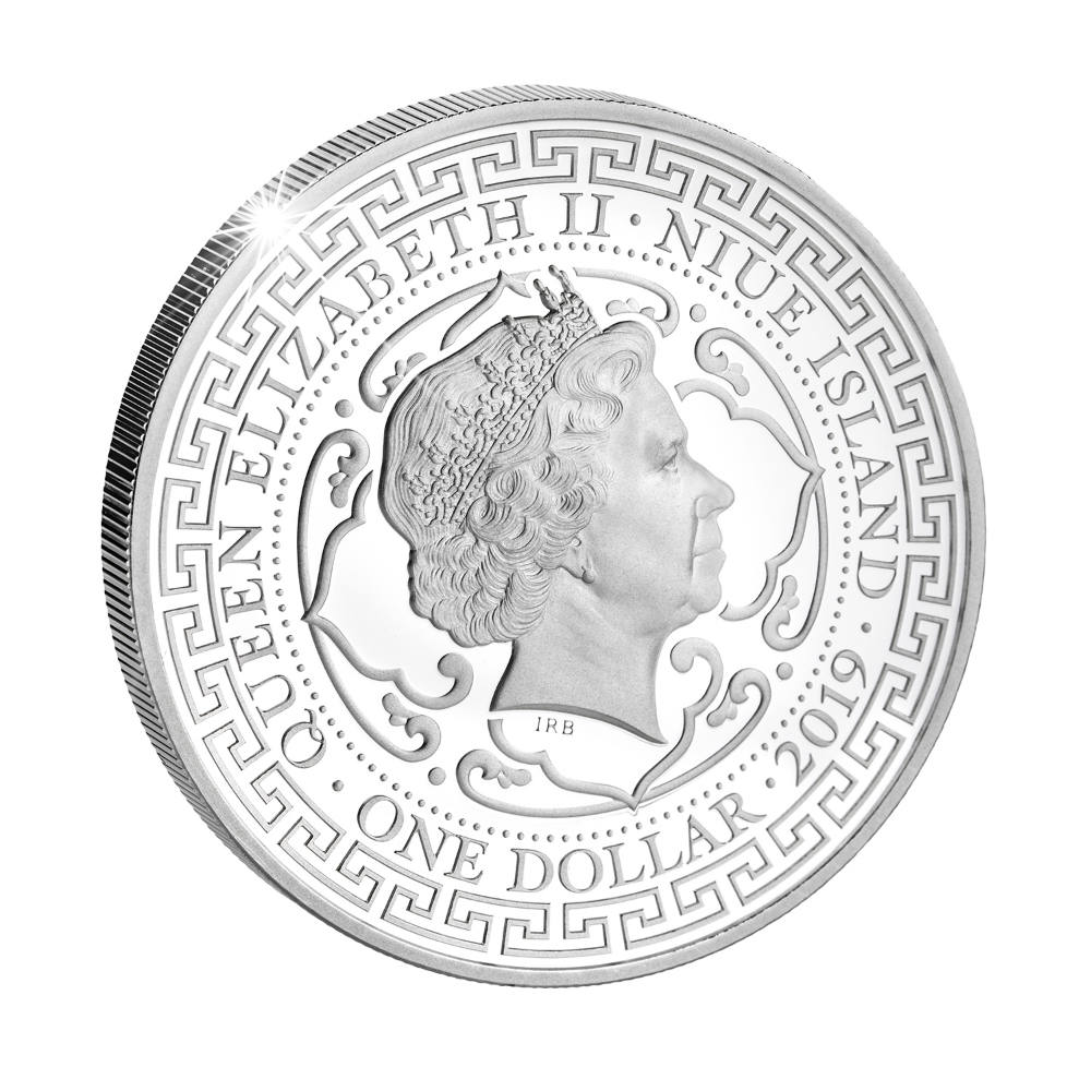 2019 Chinese Trade Dollar 1oz Silver Proof Coin