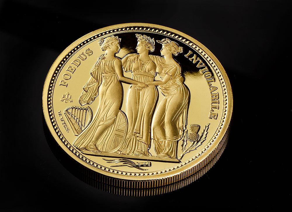 Masterpiece 2021 Three Graces 5oz Gold Proof Coin