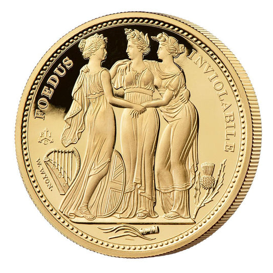 Masterpiece 2021 Three Graces 5oz Gold Proof Coin
