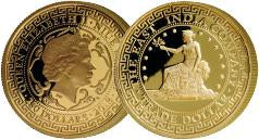 The Trade Dollar Collection 1oz Gold Proof Five Coin Set