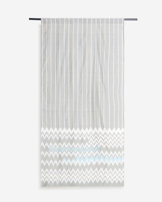 Bounce Warp Ikat Cotton Curtain