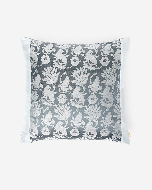 Forest Satin Brocade Silk Cushion Cover