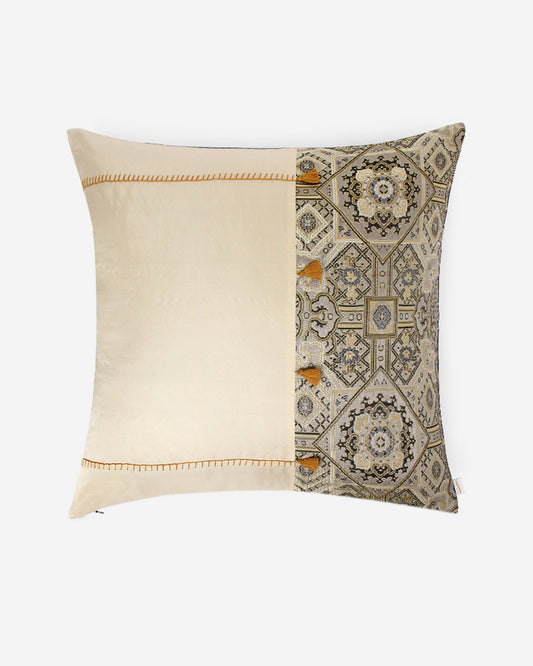 Rhombus Satin Brocade Silk Cushion Cover