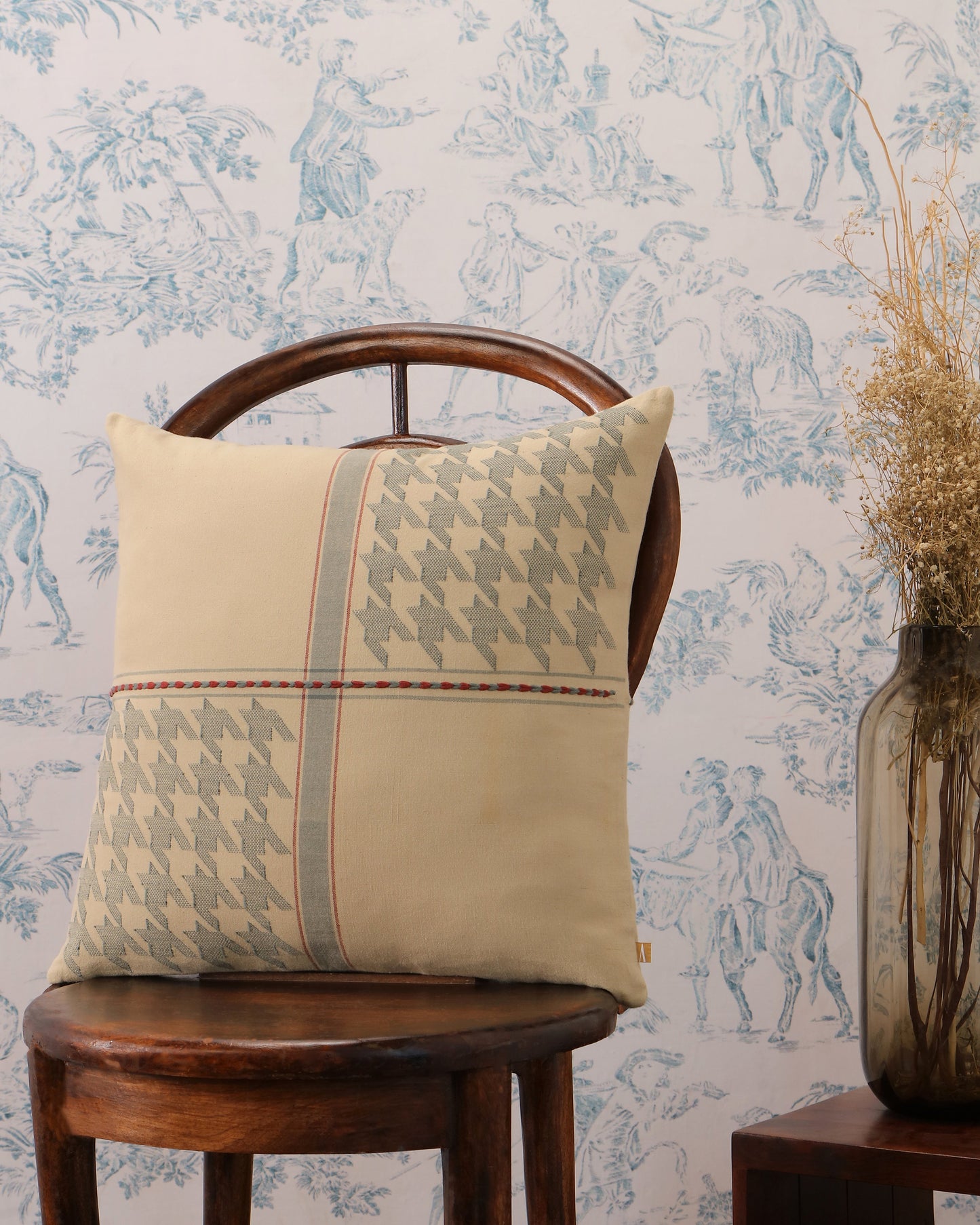 Provence Extra Weft Cotton Cushion Cover