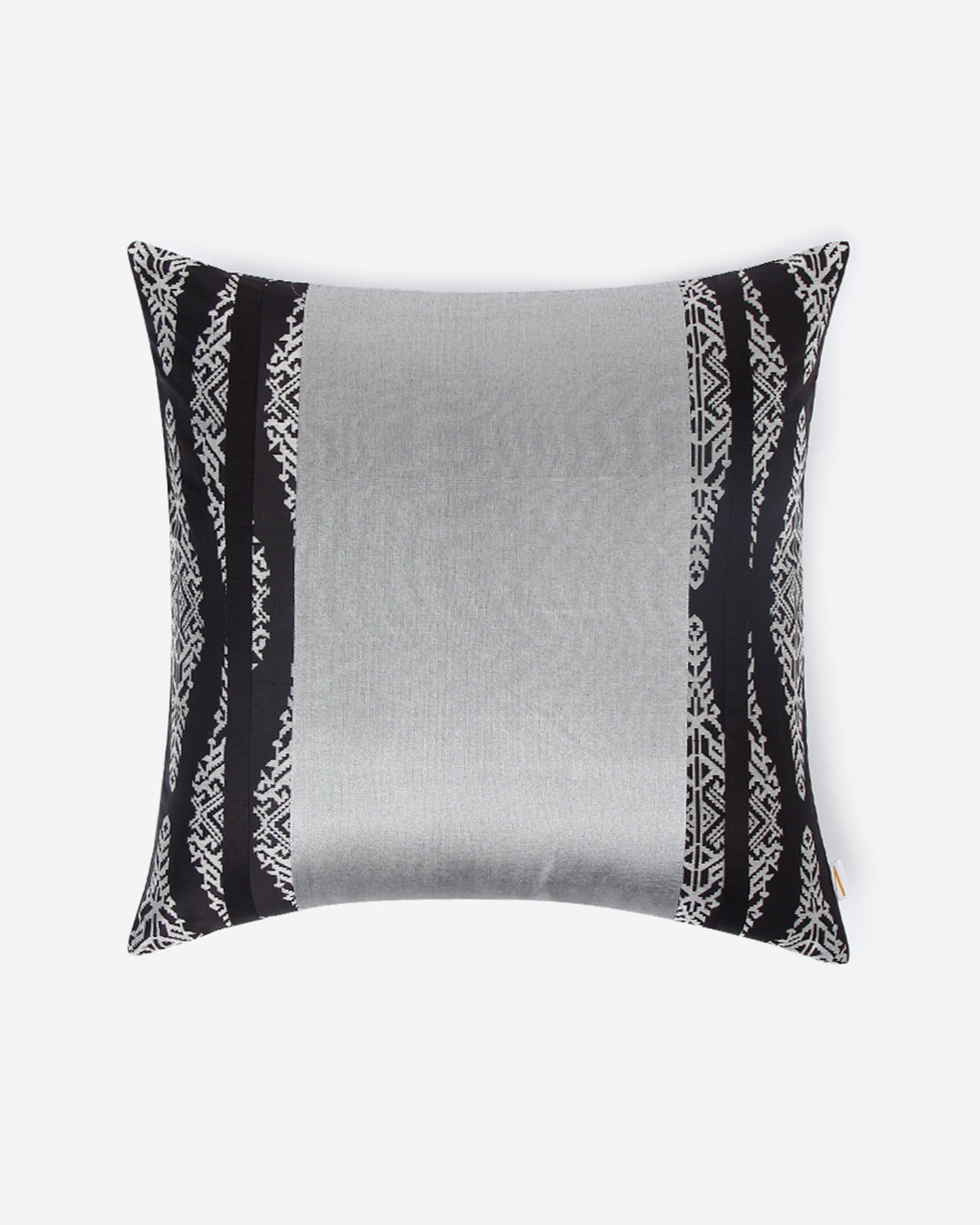 Barfi Satin Brocade Silk Cushion Cover