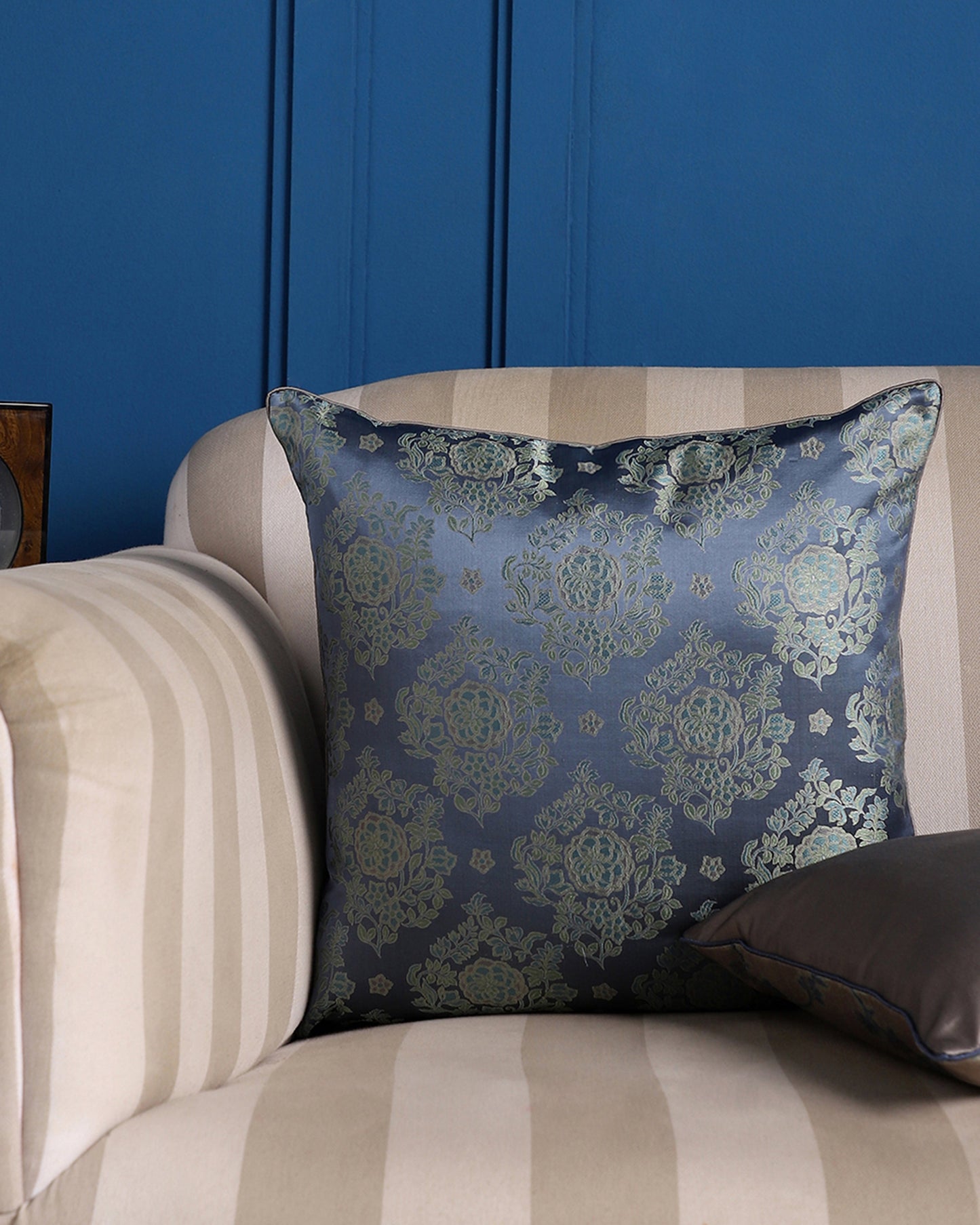 Palk Strait Tanchoi Silk Cushion Cover