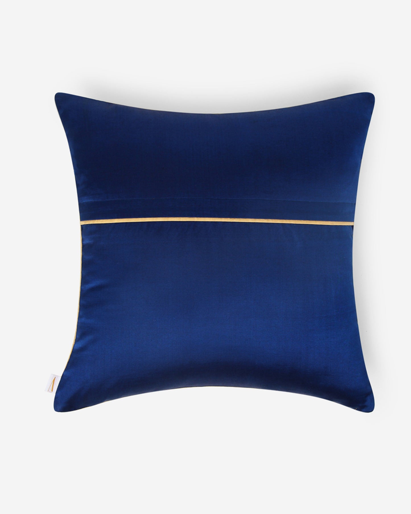 Pintuck Border Satin Brocade Silk Cushion Cover