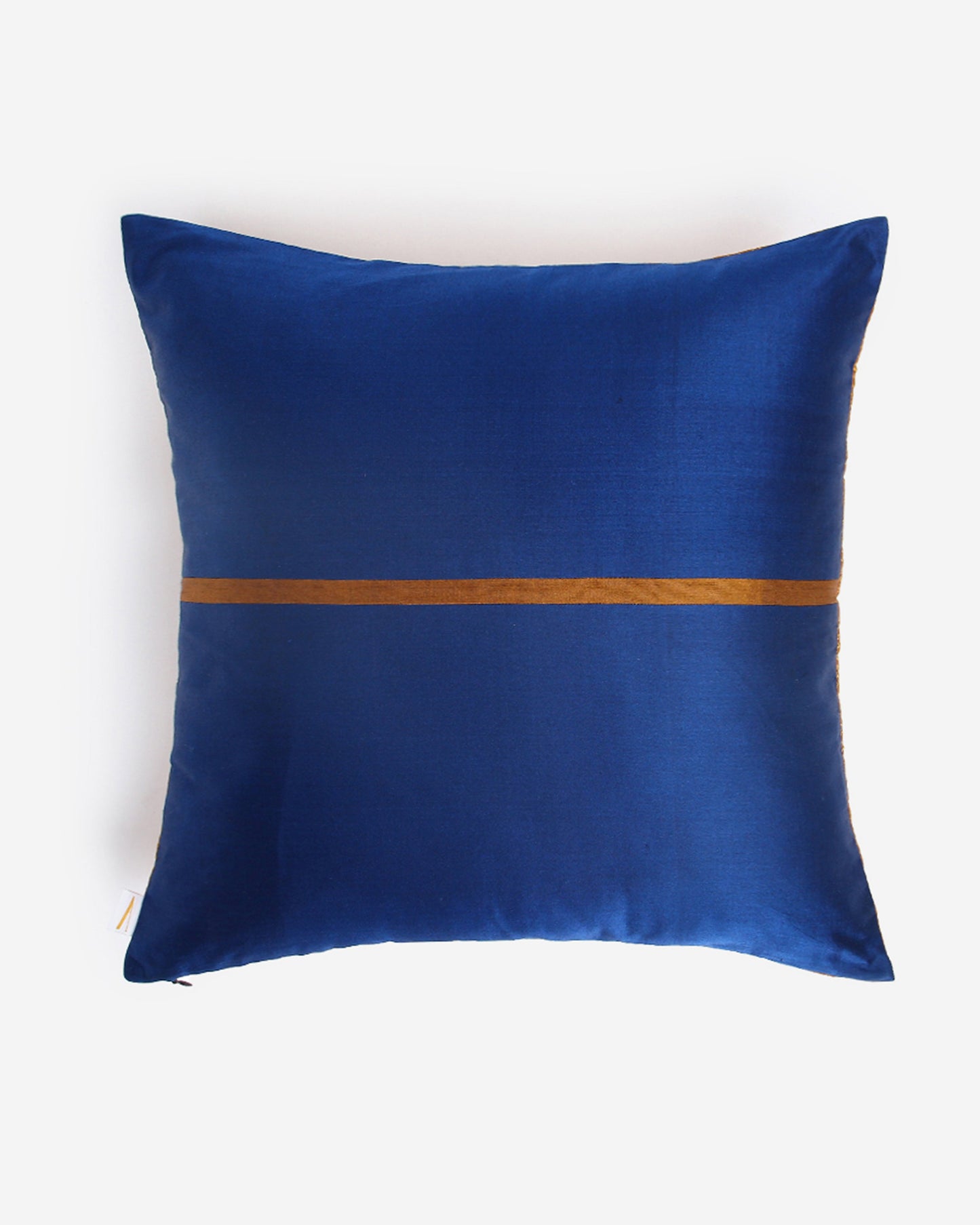 Ardh Shatranj Satin Brocade Silk Cushion Cover