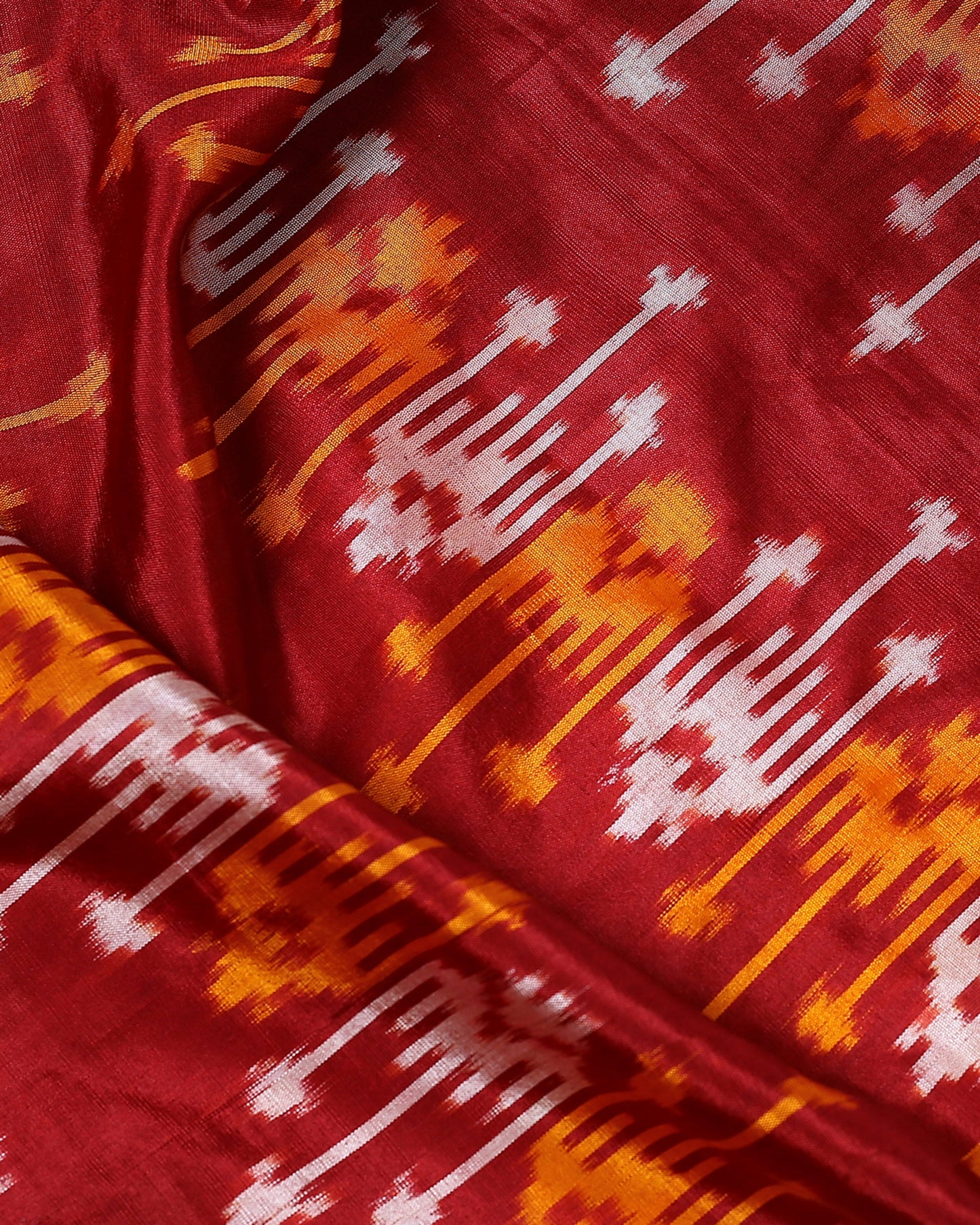 Naisha Warp Ikat Silk Cotton Saree
