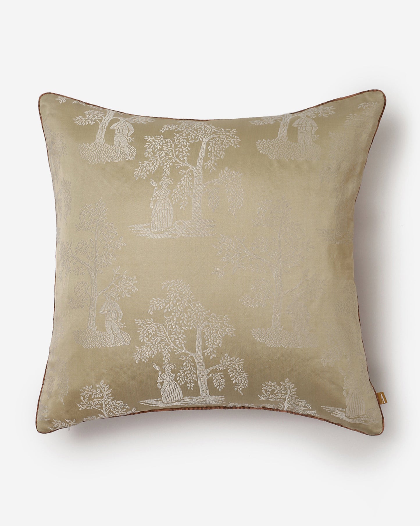 Fleur Tanchoi Silk Cushion Cover