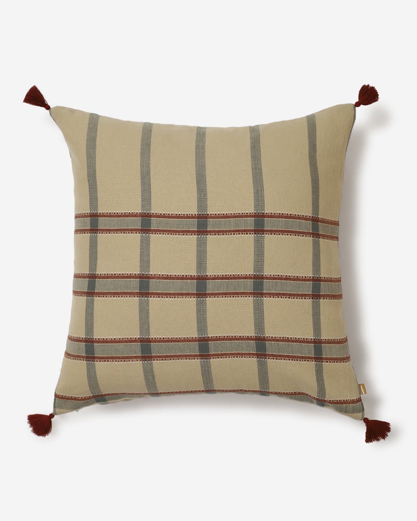 Reviera Extra Weft Cotton Cushion Cover