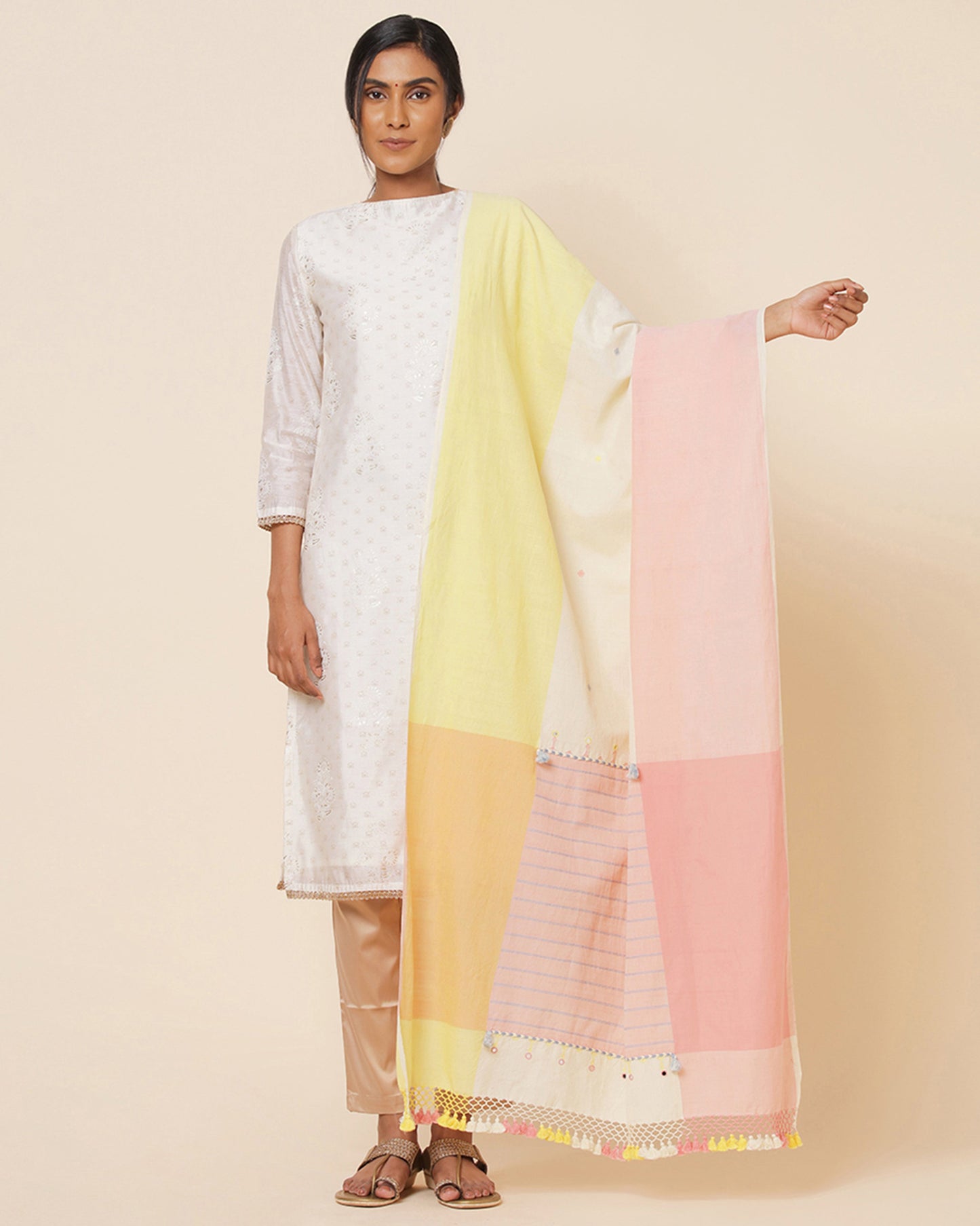 Niram Extra Weft Cotton Dupatta