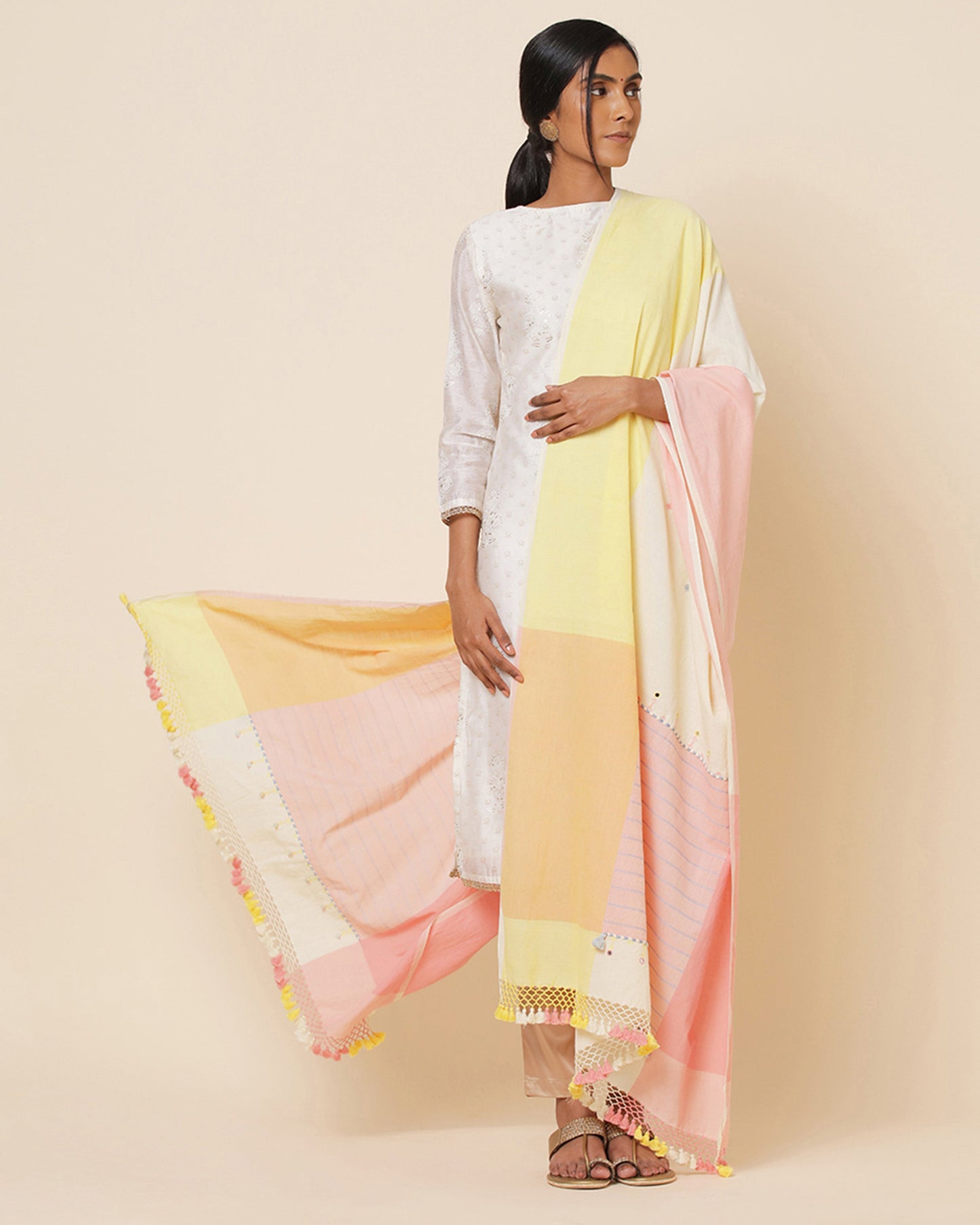 Niram Extra Weft Cotton Dupatta