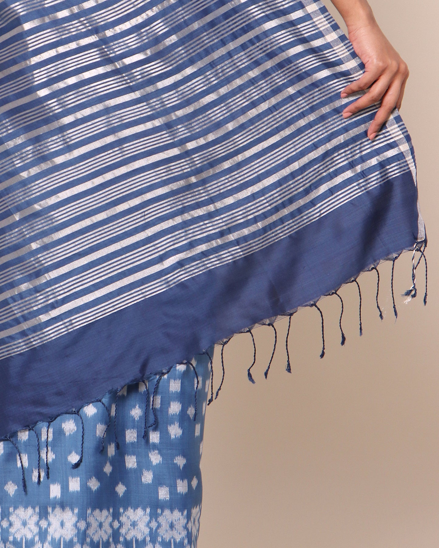 Rani Weft Ikat Silk Saree International