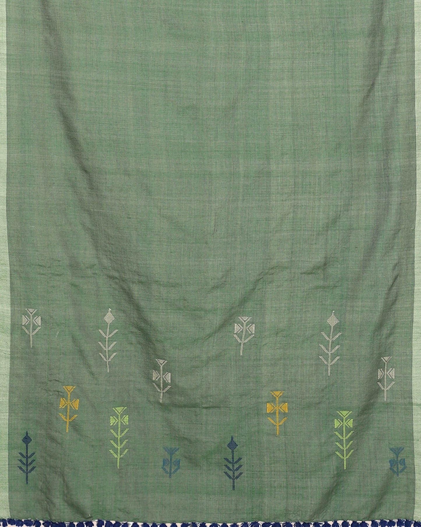 Pala Extra Weft Wool Silk Shawl