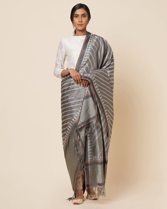 Chinar Kadwa Silk Dupatta