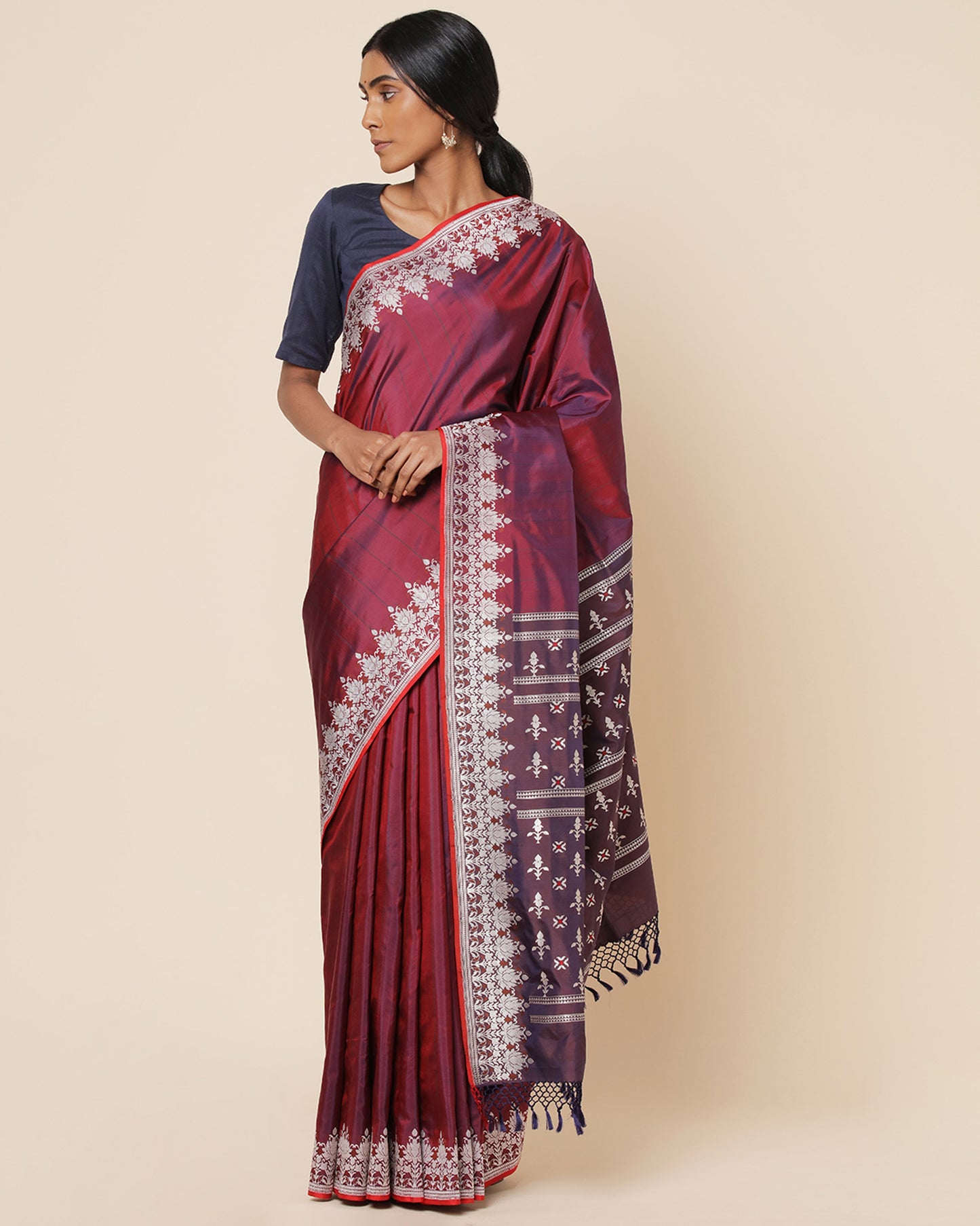 Mridula Kadwa Silk Saree