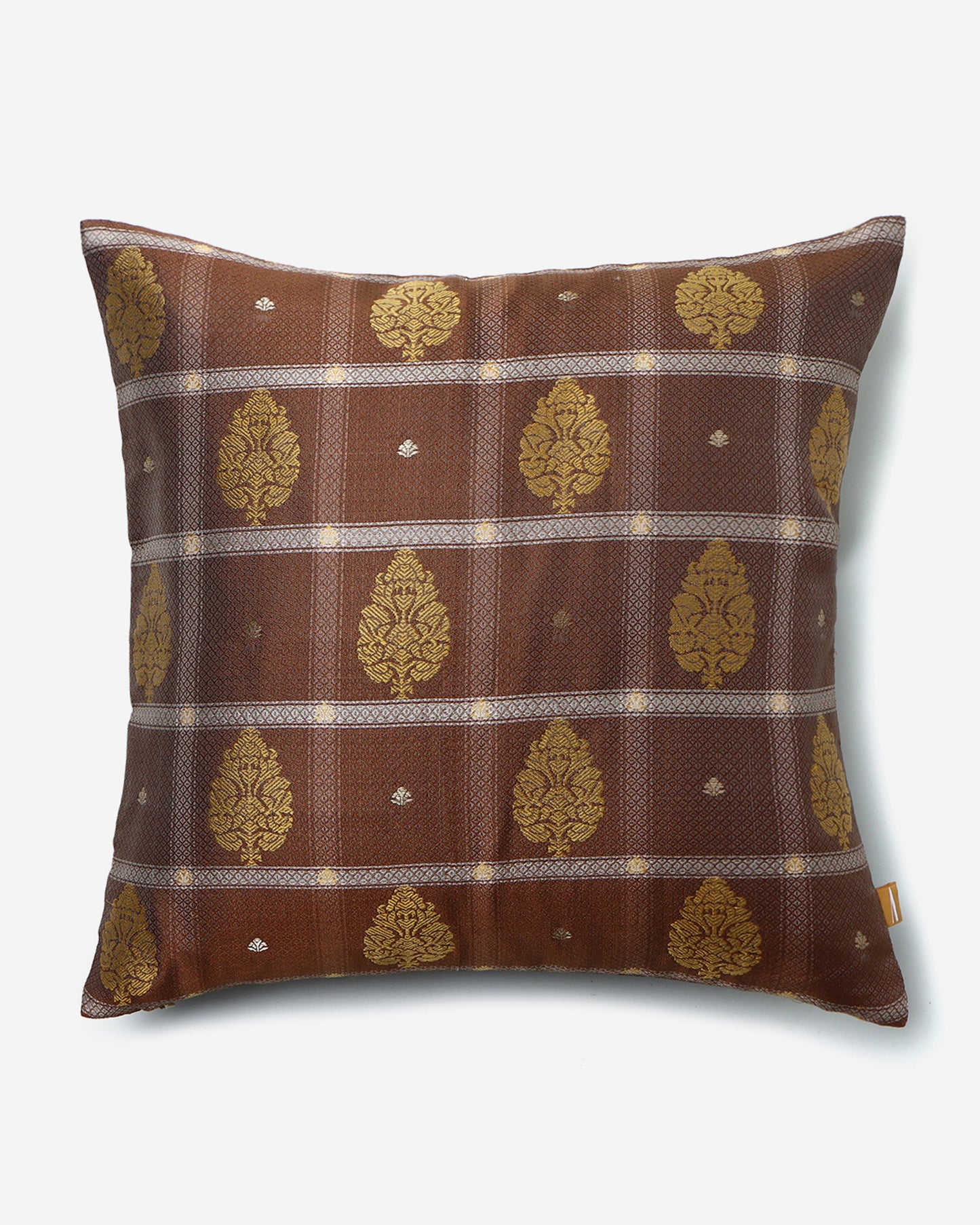 Anant Powdi Silk Cushion Cover