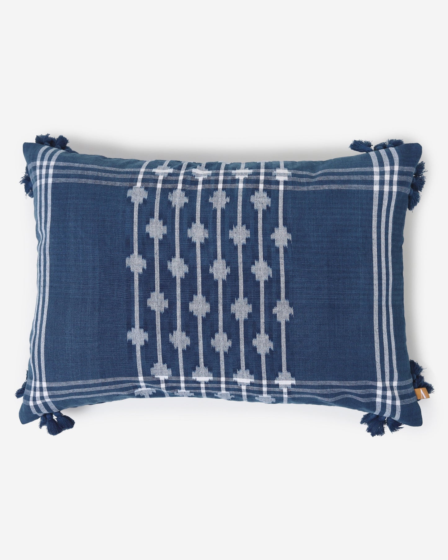 Ojas Warp Ikat Cotton Cushion Cover