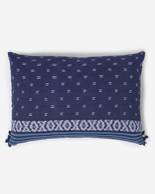 Drishya Weft Ikat Cotton Cushion Cover