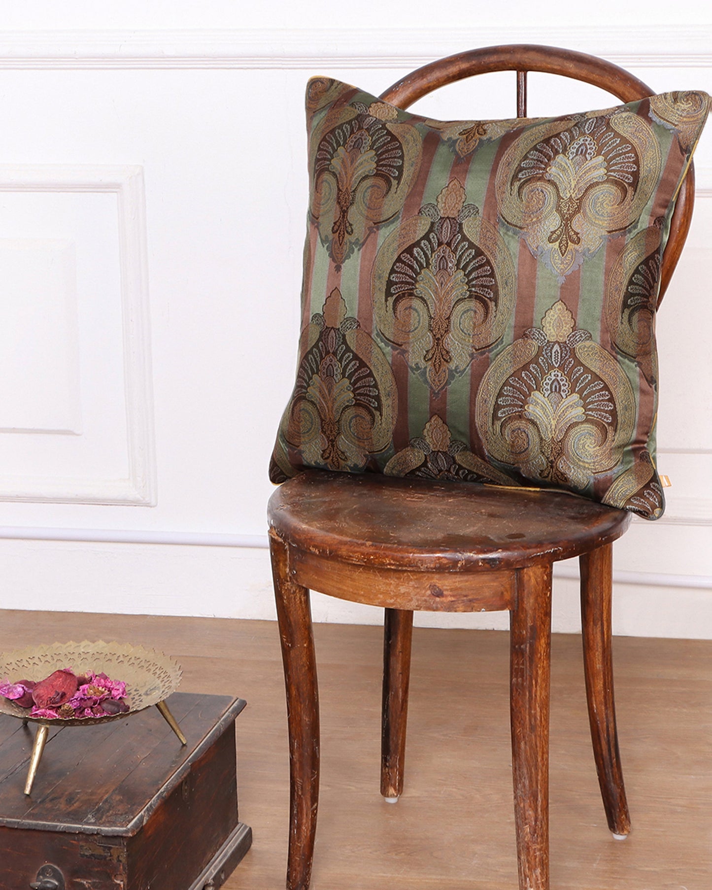 Reva Gyasar Silk Cushion Cover