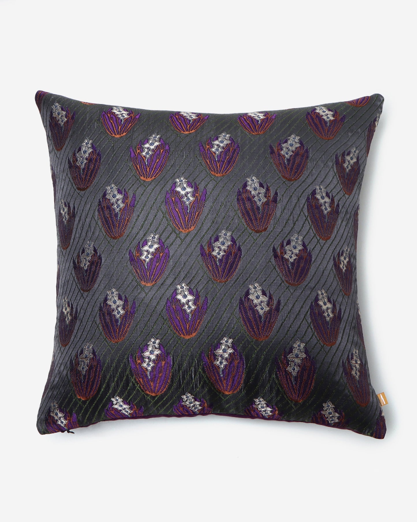 Neerja Satin Brocade Silk Cushion Cover