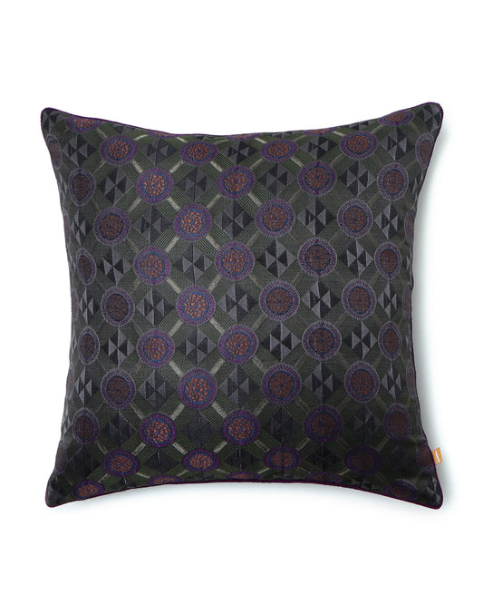 Mrinalini Satin Brocade Silk Cushion Cover