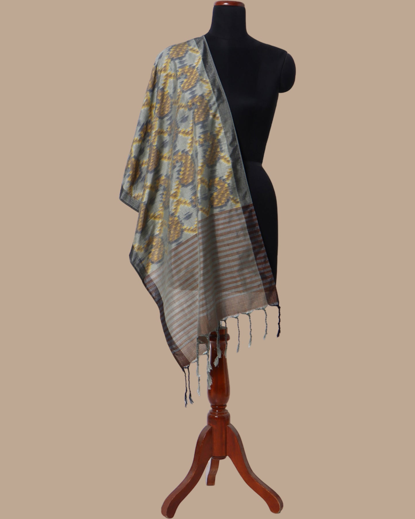 Gaurika Warp Ikat Silk Stole