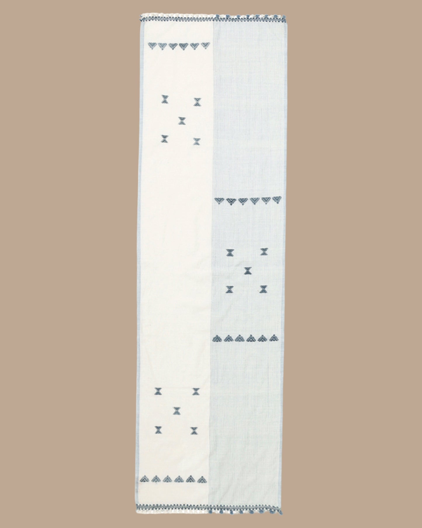 Shrestha Extra Weft Wool Silk Stole