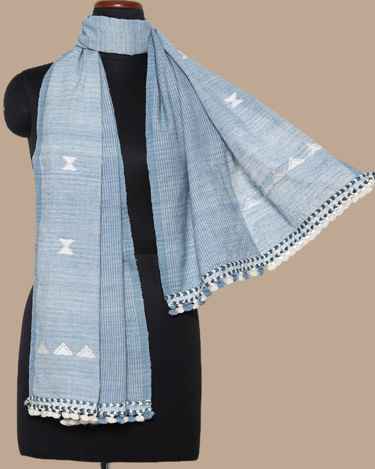 Shrestha Extra Weft Wool Silk Stole