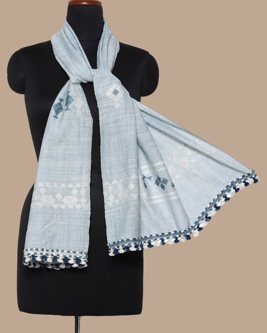 Urja Extra Weft Wool Silk Stole