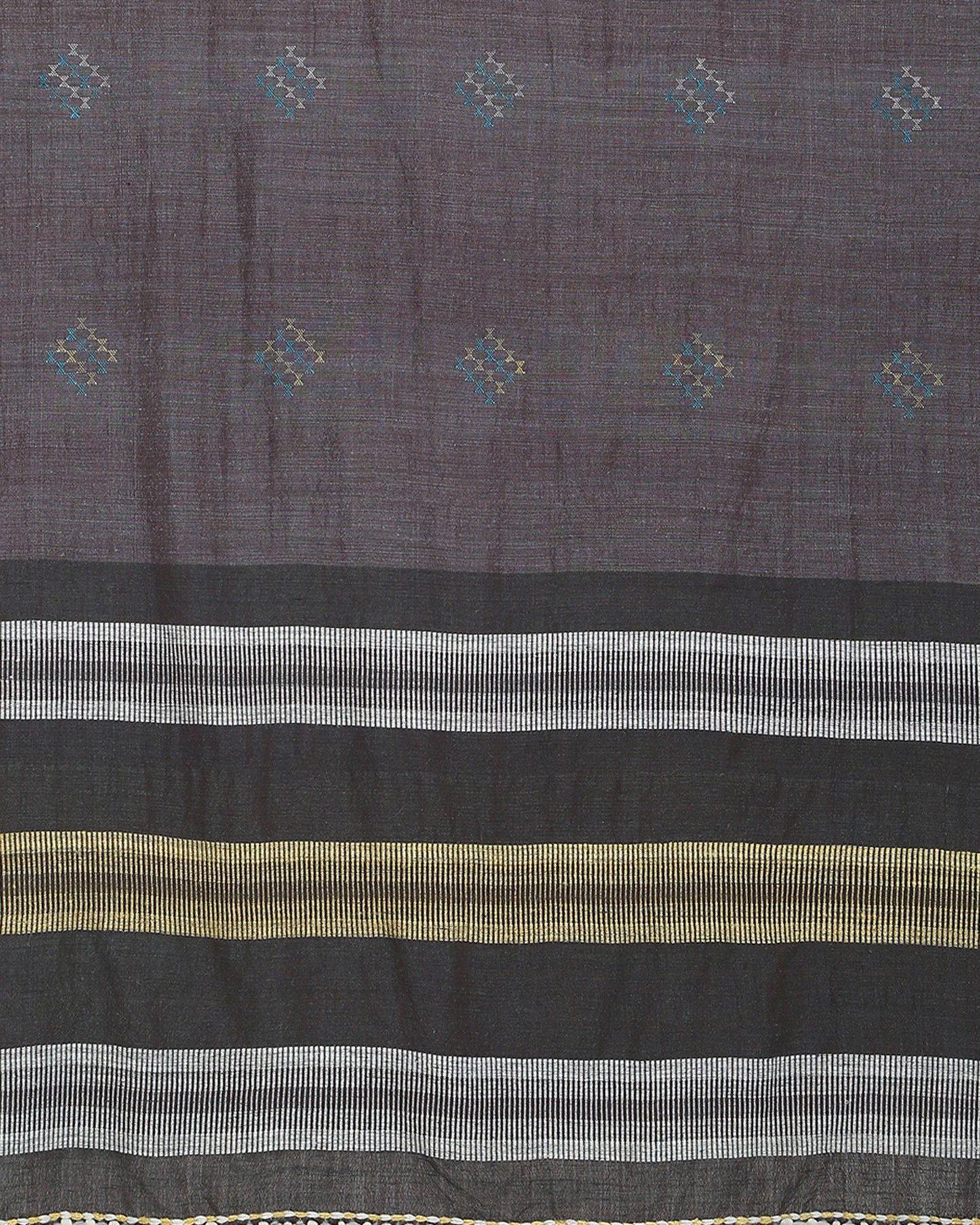 Emira Extra Weft Wool Silk Shawl