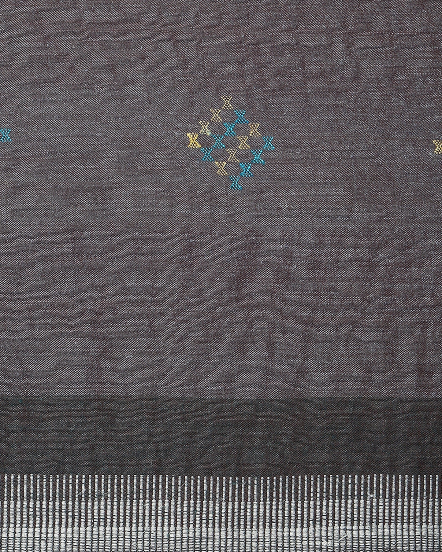 Emira Extra Weft Wool Silk Shawl