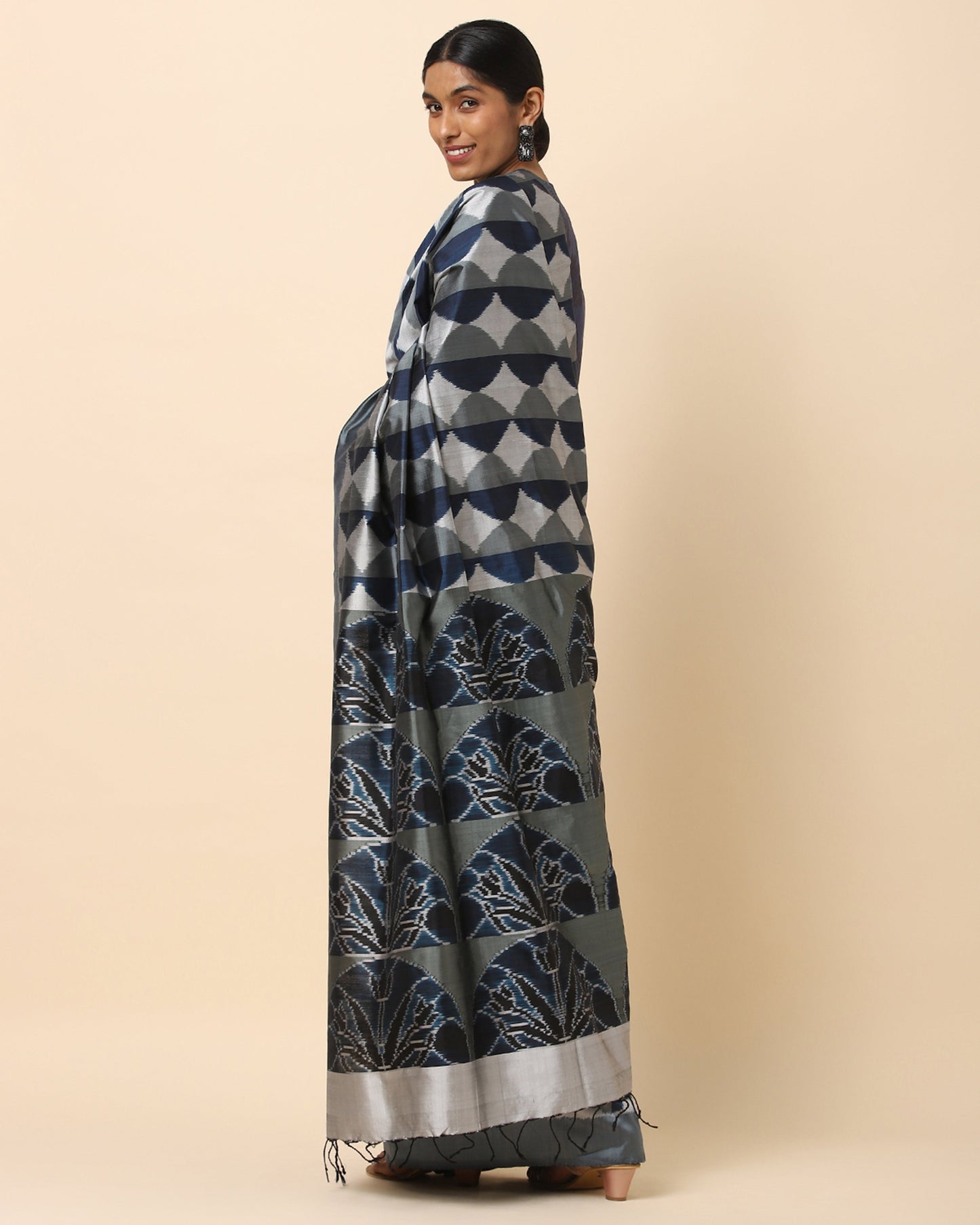 Richa Weft Ikat Silk Saree