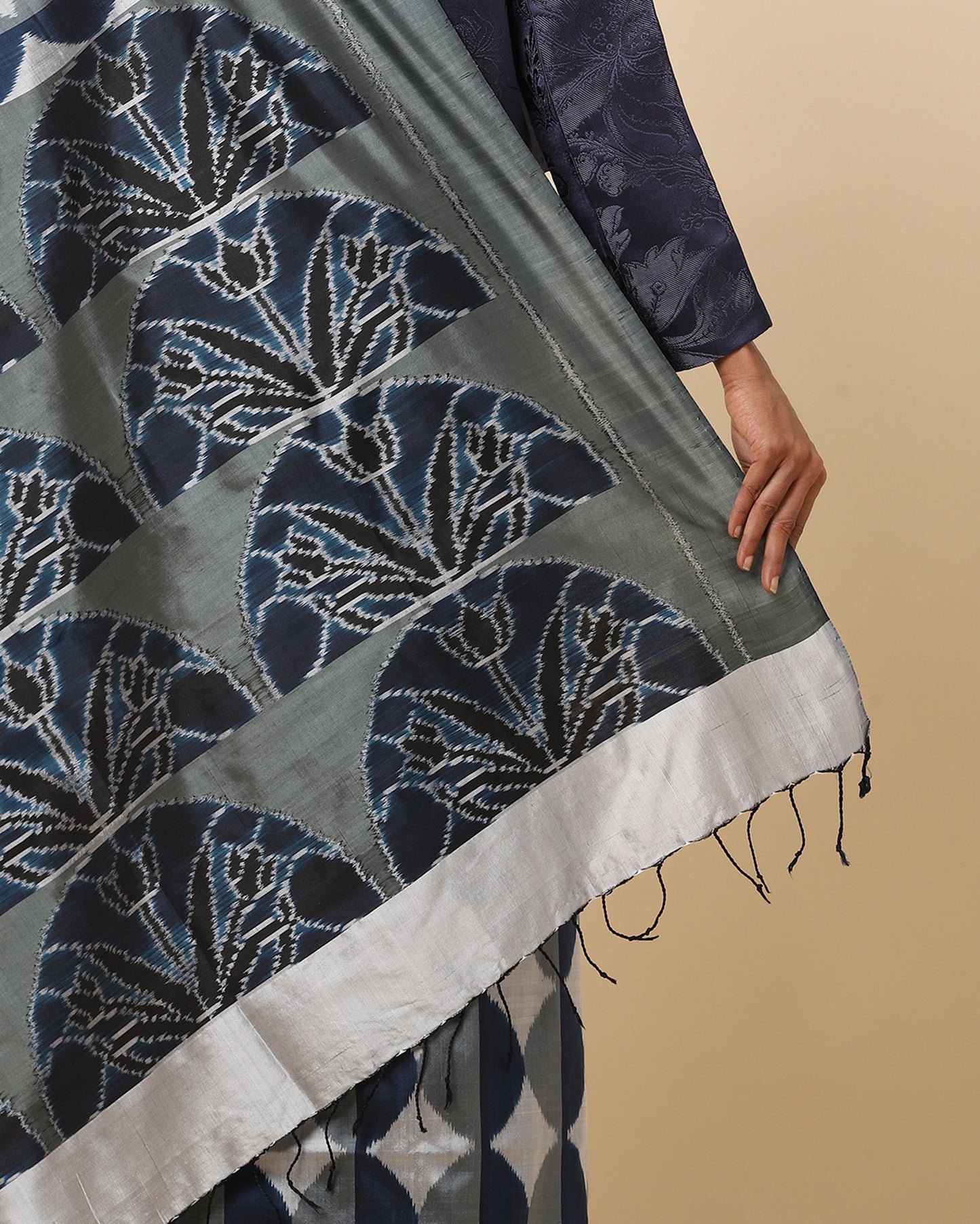 Richa Weft Ikat Silk Saree