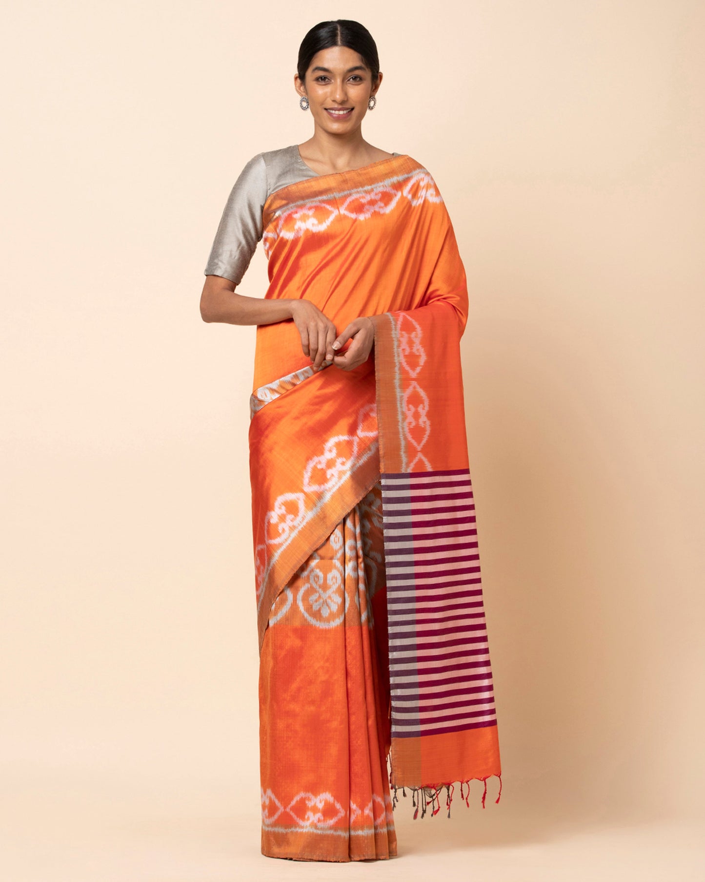 Sudha Weft Ikat Silk Saree