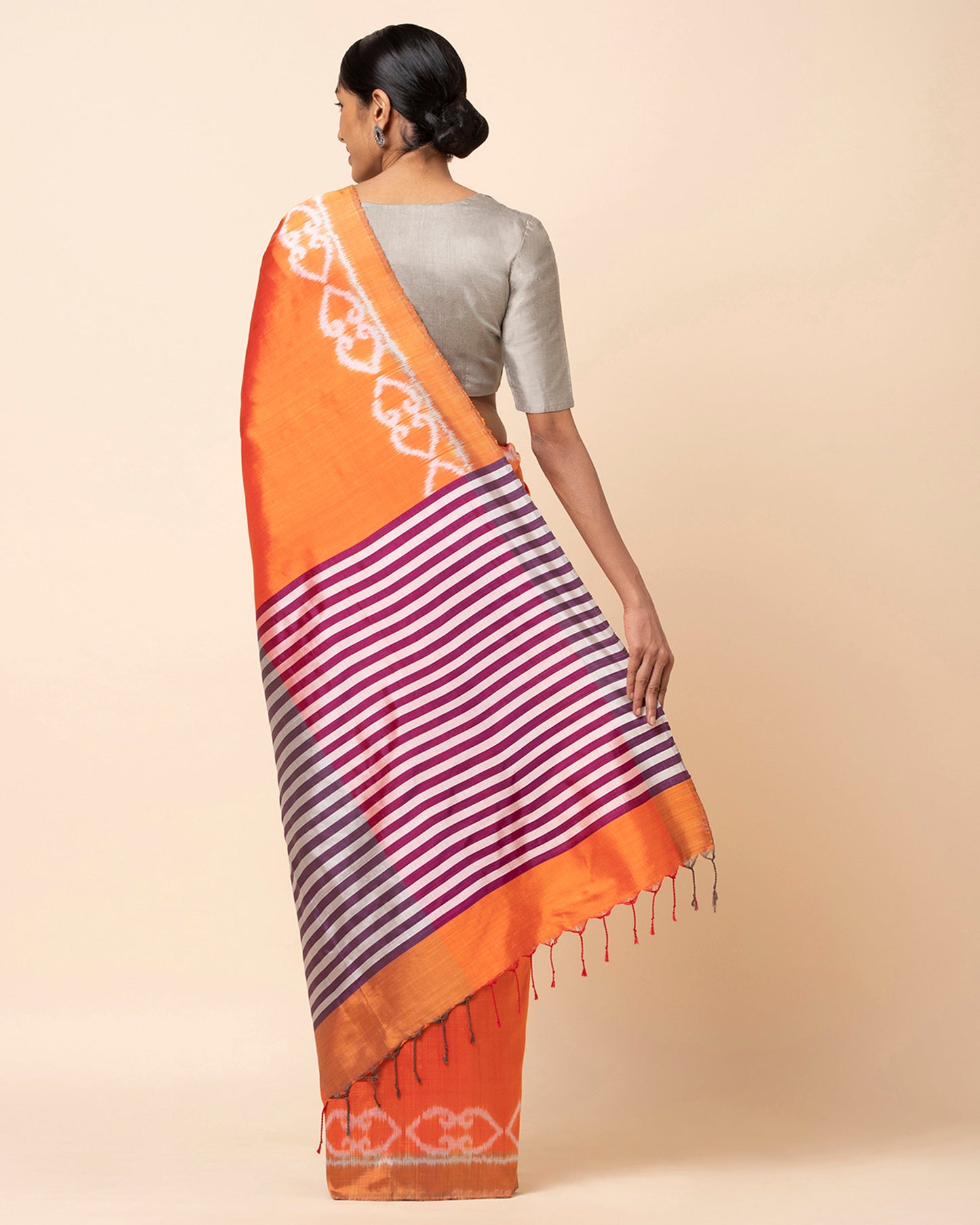 Sudha Weft Ikat Silk Saree